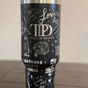 Taylor Swift Music Custom Stanley Quencher 40oz Stainless Steel Tumbler With Handle