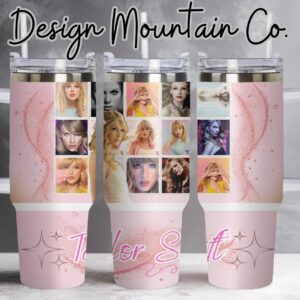 Taylor Swift Swiftie Collection Music Custom Stanley Quencher 40oz Stainless Steel Tumbler With Handle