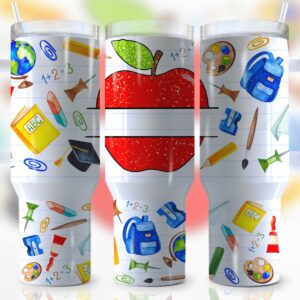 Teacher Custom Stanley Quencher 40oz Stainless Steel Tumbler With Handle