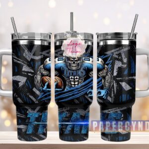Tennessee Titans Custom Stanley Quencher 40oz Stainless Steel Tumbler With Handle