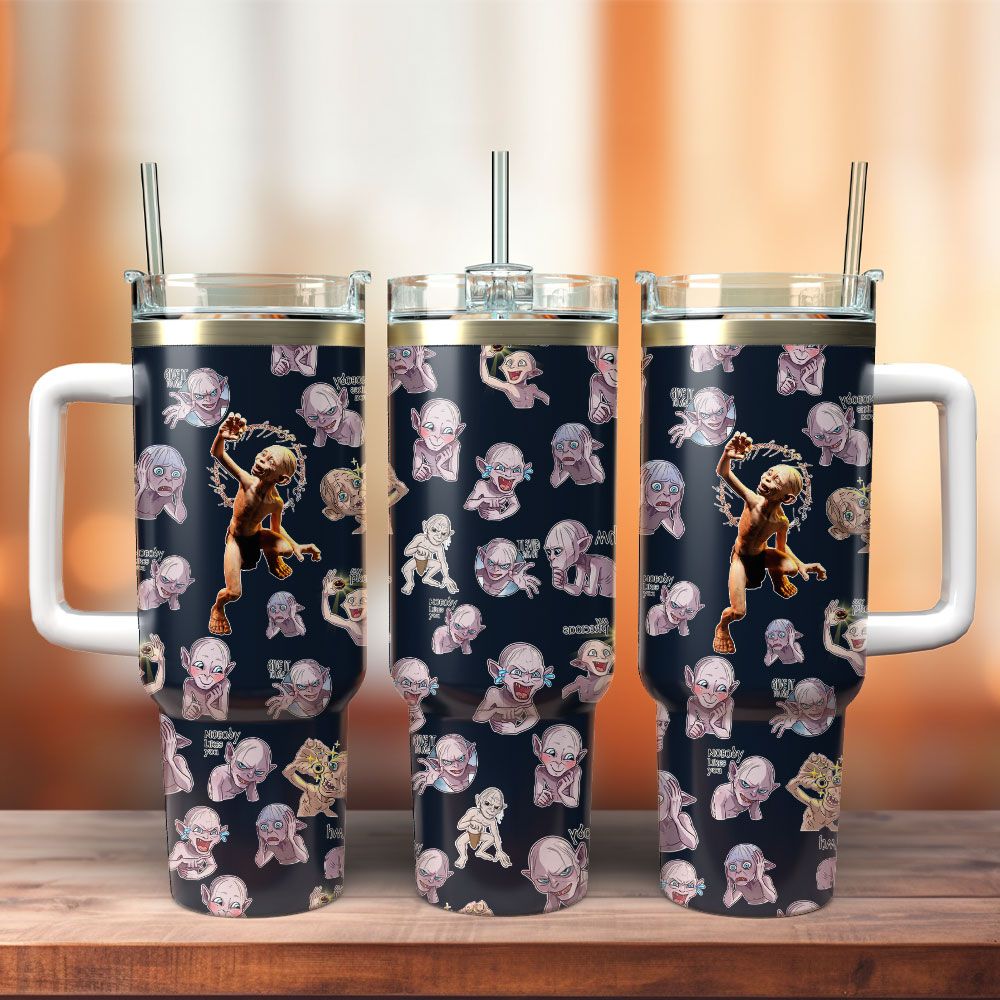 The Lord Of The Rings Movie Custom Stanley Quencher 40oz Stainless Steel Tumbler With Handle