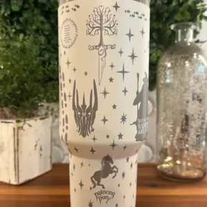 The Lord Of The Rings Movies Custom Stanley Quencher 40oz Stainless Steel Tumbler With Handle
