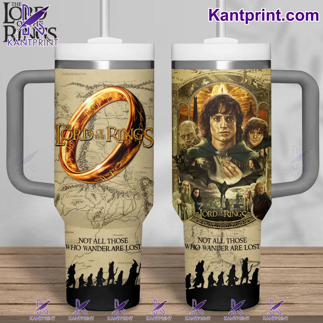 The Lord Of The Rings Movies Custom Stanley Quencher 40oz Stainless Steel Tumbler With Handle
