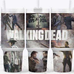 The Walking Dead TV Series Custom Stanley Quencher 40oz Stainless Steel Tumbler With Handle