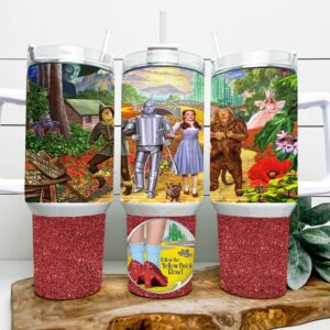 The Wizard of Oz Movies Custom Stanley Quencher 40oz Stainless Steel Tumbler With Handle