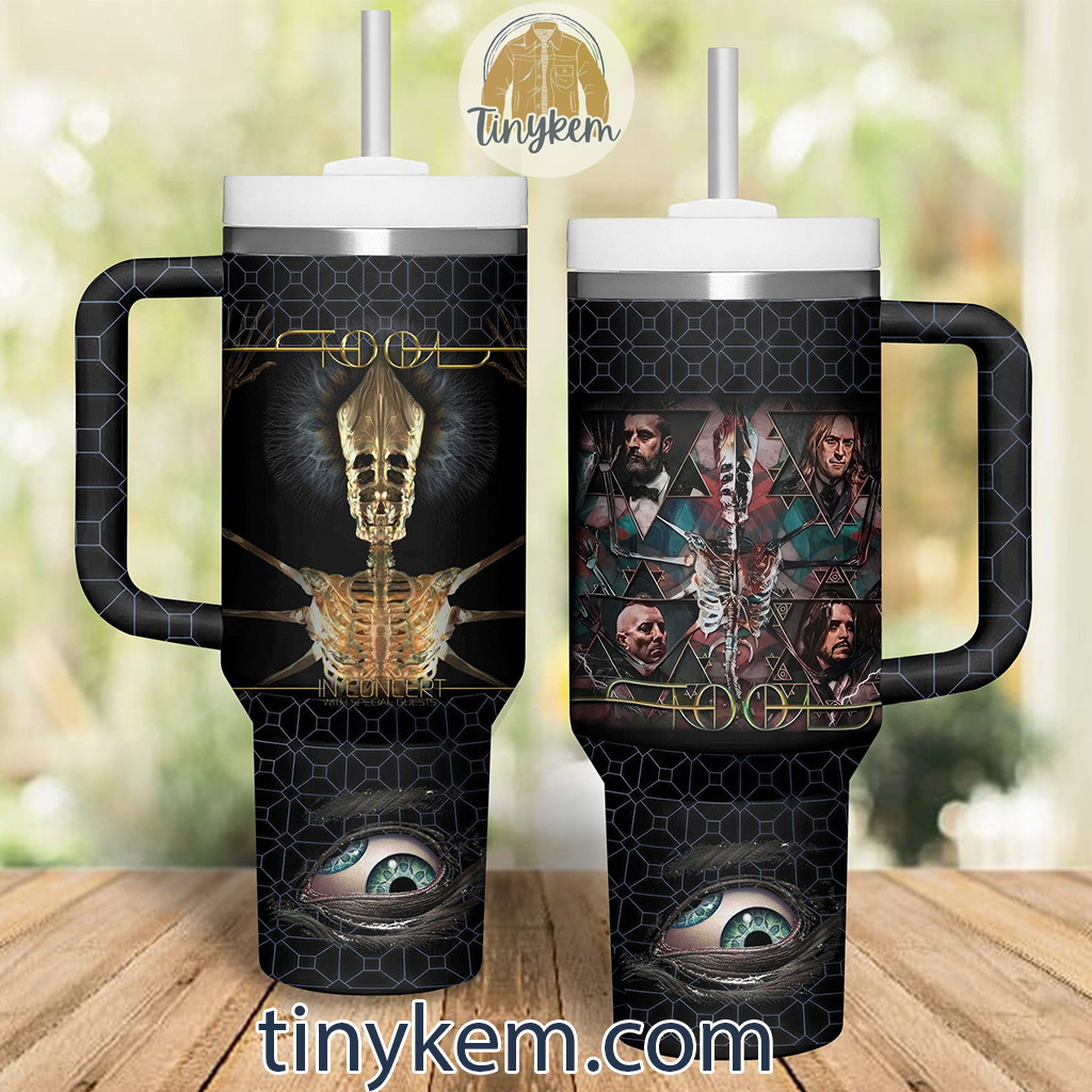 Tool Band Music Custom Stanley Quencher 40oz Stainless Steel Tumbler With Handle