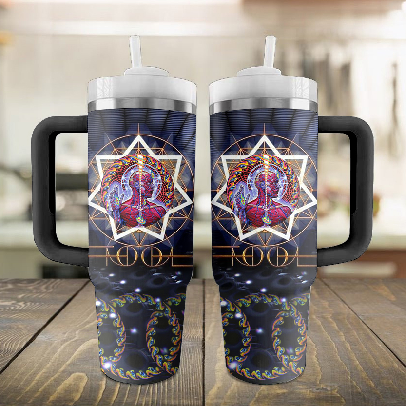 Tool Music Custom Stanley Quencher 40oz Stainless Steel Tumbler With Handle