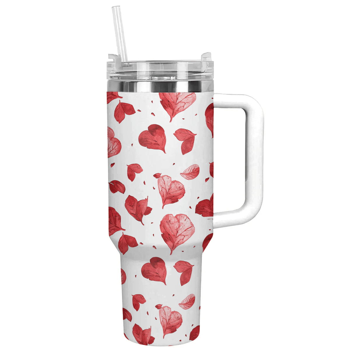 Valentine Custom Stanley Quencher 40oz Stainless Steel Tumbler With Handle