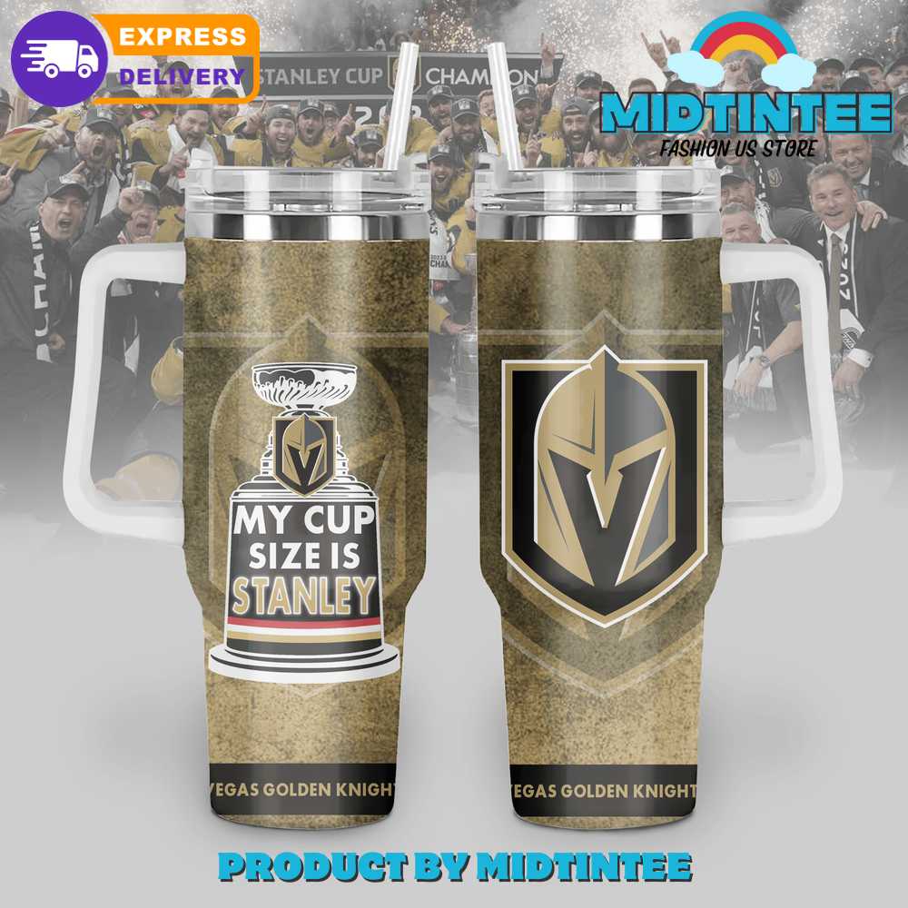 Vegas Golden Knights NHL Custom Stanley Quencher 40oz Stainless Steel Tumbler With Handle