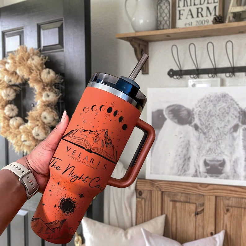 Velaris City Of Starlight Movies Custom Stanley Quencher 40oz Stainless Steel Tumbler With Handle