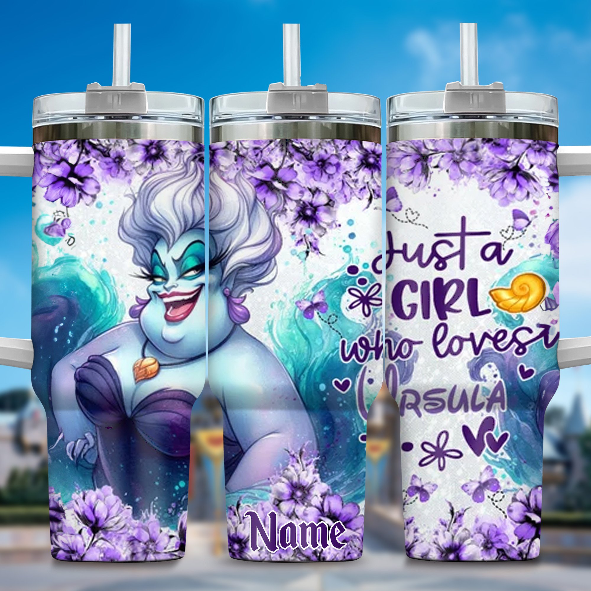 Villains Movies Custom Stanley Quencher 40oz Stainless Steel Tumbler With Handle
