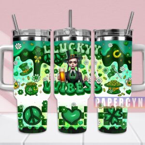 Wednesday Movie Custom Stanley Quencher 40oz Stainless Steel Tumbler With Handle