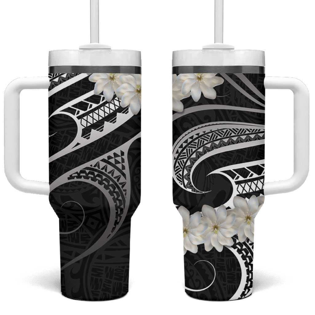 White Sunday Tokelau Gardenia Thunbergia Fakamalo Atu Kia Te Koutou Uma Custom Stanley Quencher 40oz Stainless Steel Tumbler With Handle