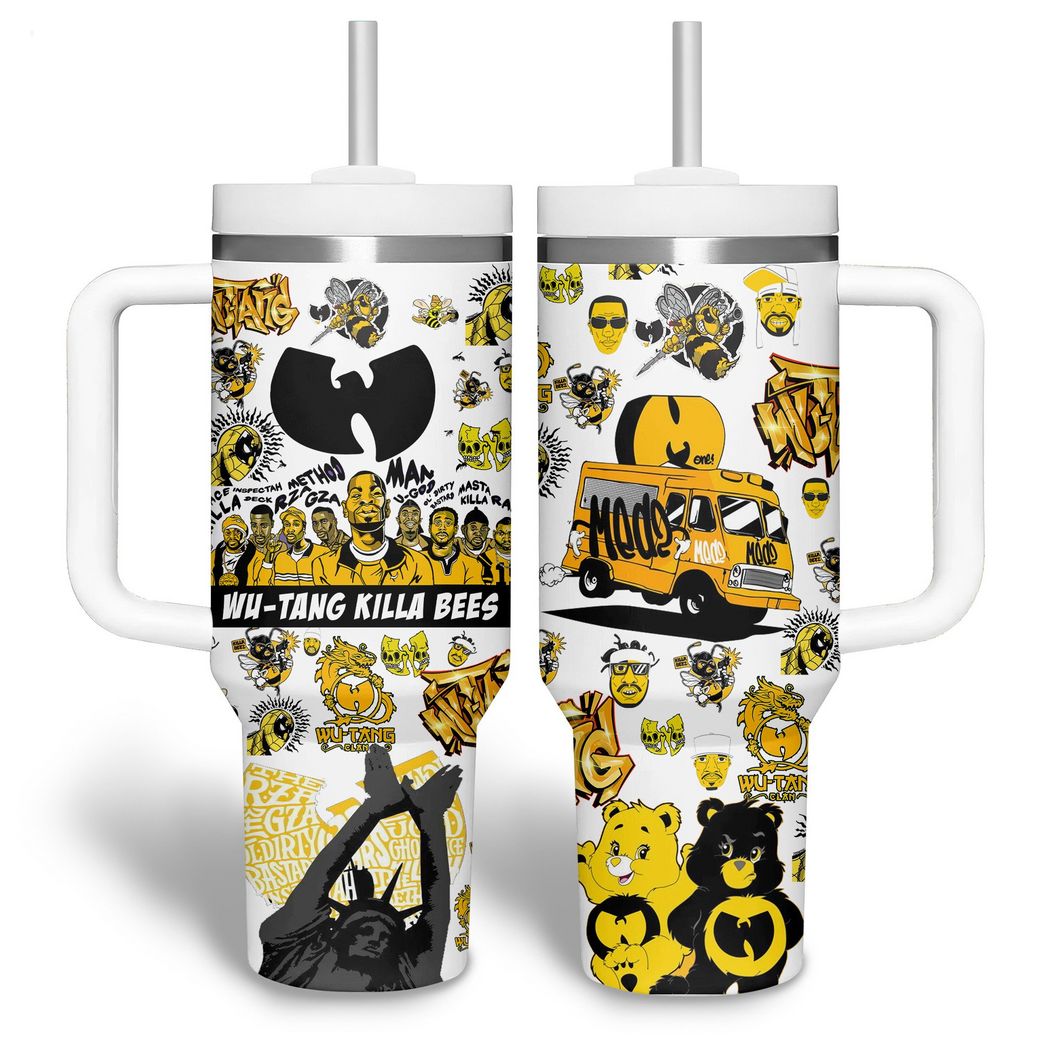 Wu-Tang Clan Music Custom Stanley Quencher 40oz Stainless Steel Tumbler With Handle