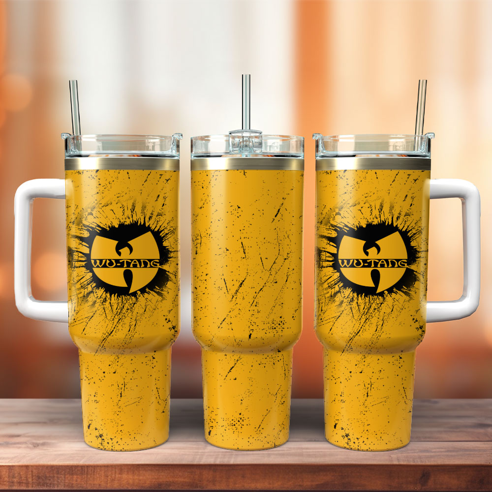 Wu Tang Clan Music Custom Stanley Quencher 40oz Stainless Steel Tumbler With Handle