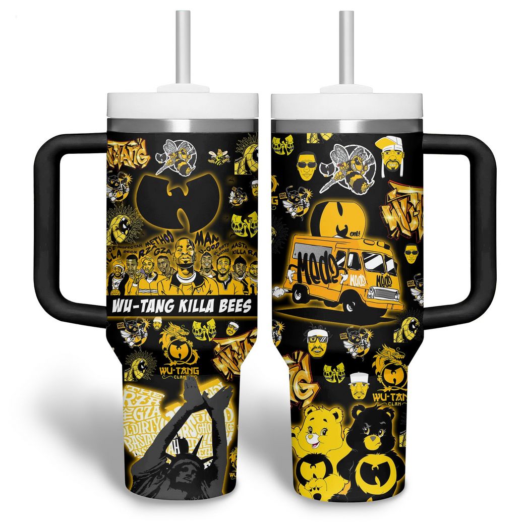 Wu-Tang Clan Music Custom Stanley Quencher 40oz Stainless Steel Tumbler With Handle