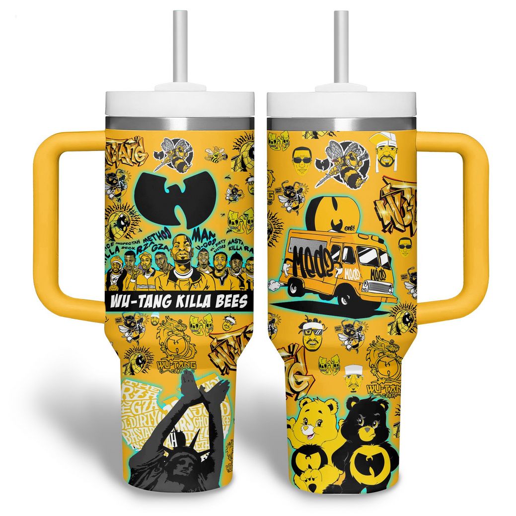 Wu-Tang Clan Music Custom Stanley Quencher 40oz Stainless Steel Tumbler With Handle