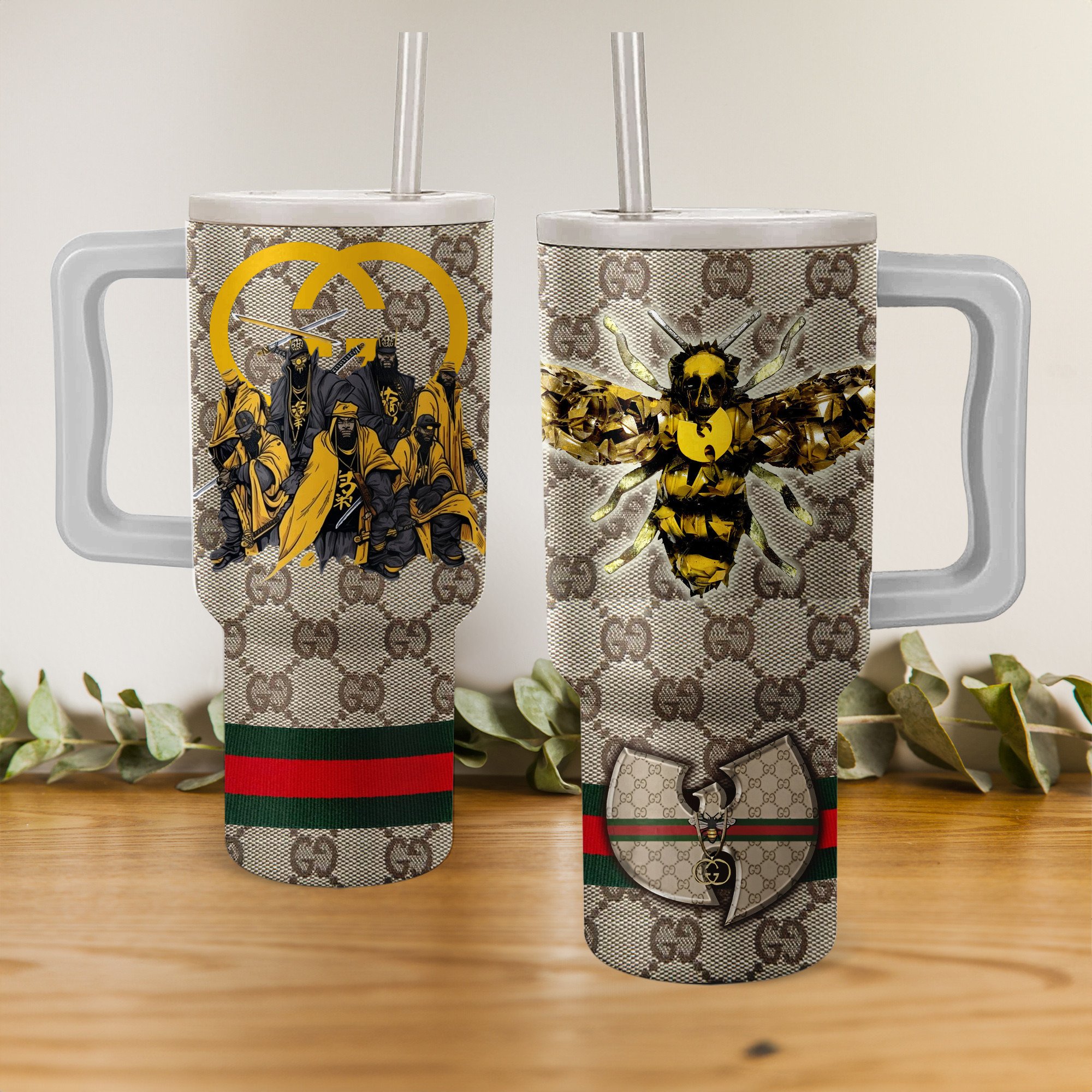 Wu-Tang Music Custom Stanley Quencher 40oz Stainless Steel Tumbler With Handle