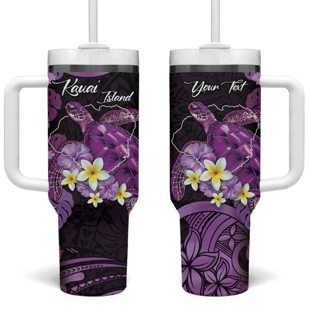 Aloha Hawaii Kauai Island Custom Stanley Quencher 40oz Stainless Steel Tumbler With Handle