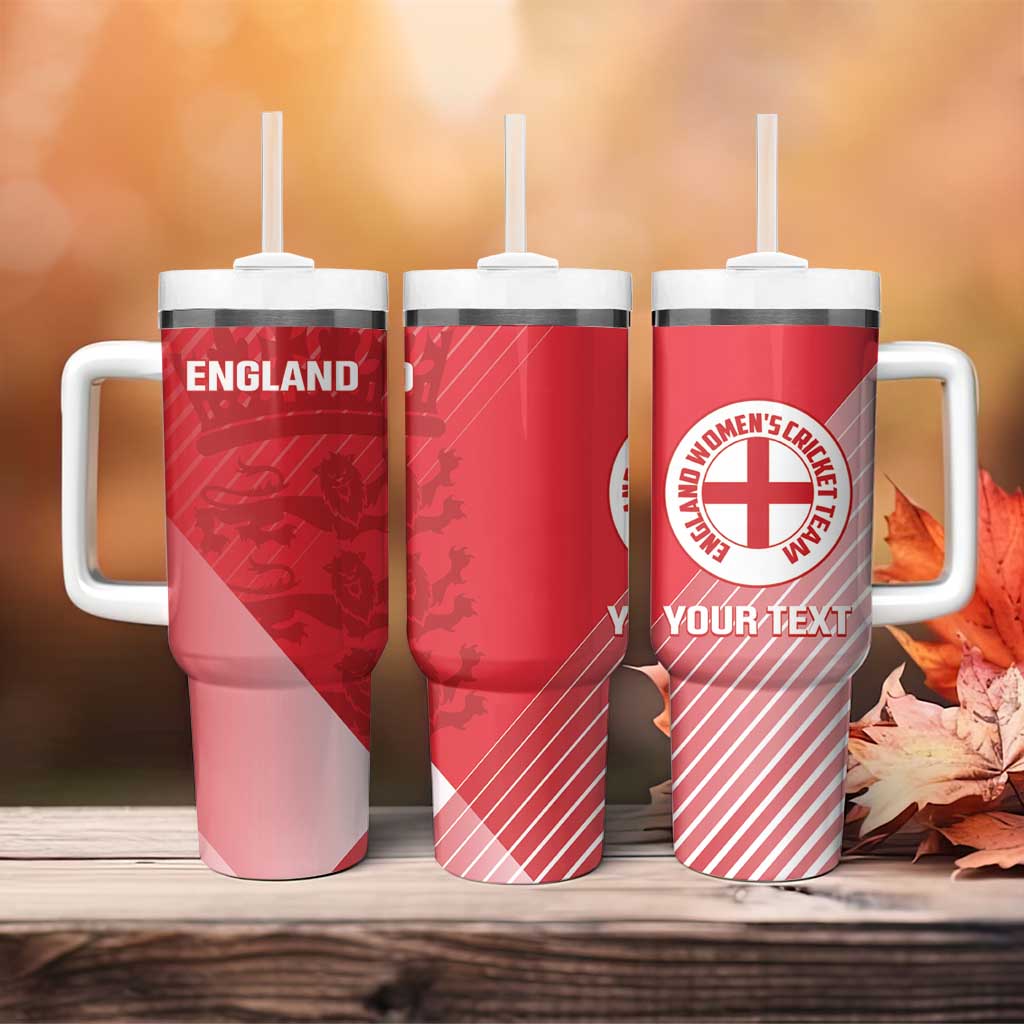 England Cricket Go Champions Sporty Style Custom Stanley Quencher 40oz Stainless Steel Tumbler With Handle