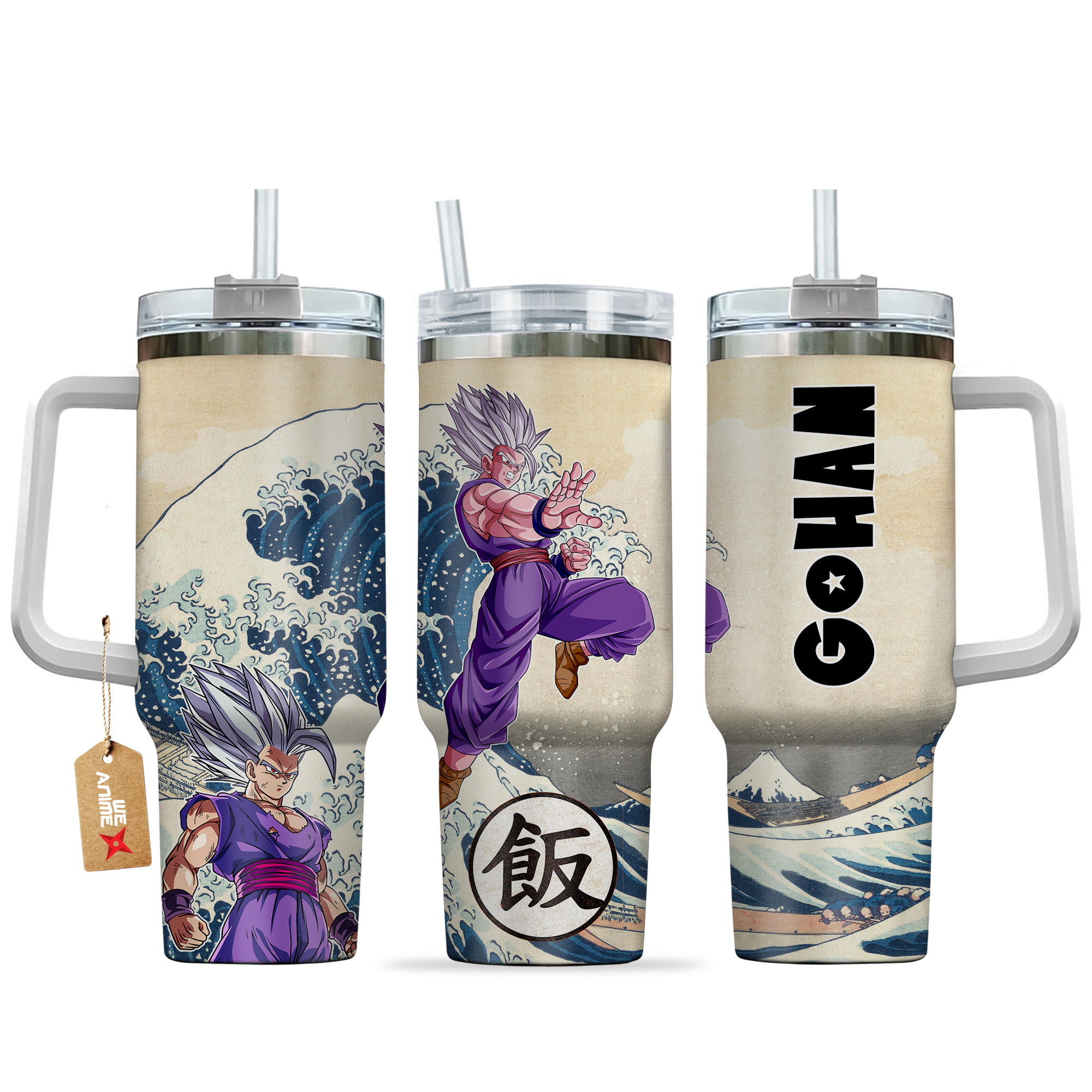 Gohan Beast Dragon Ball Anime Custom Stanley Quencher 40oz Stainless Steel Tumbler With Handle