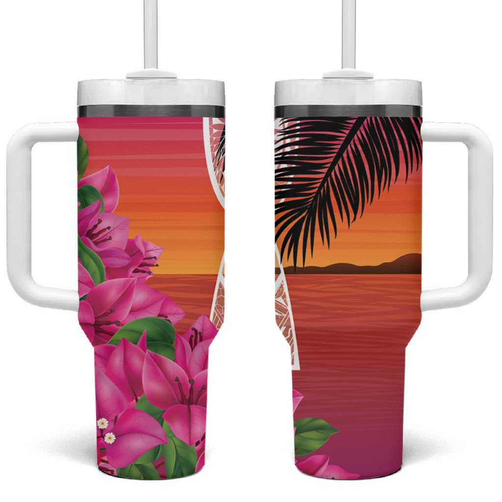 Guam Chamorro Custom Stanley Quencher 40oz Stainless Steel Tumbler With Handle