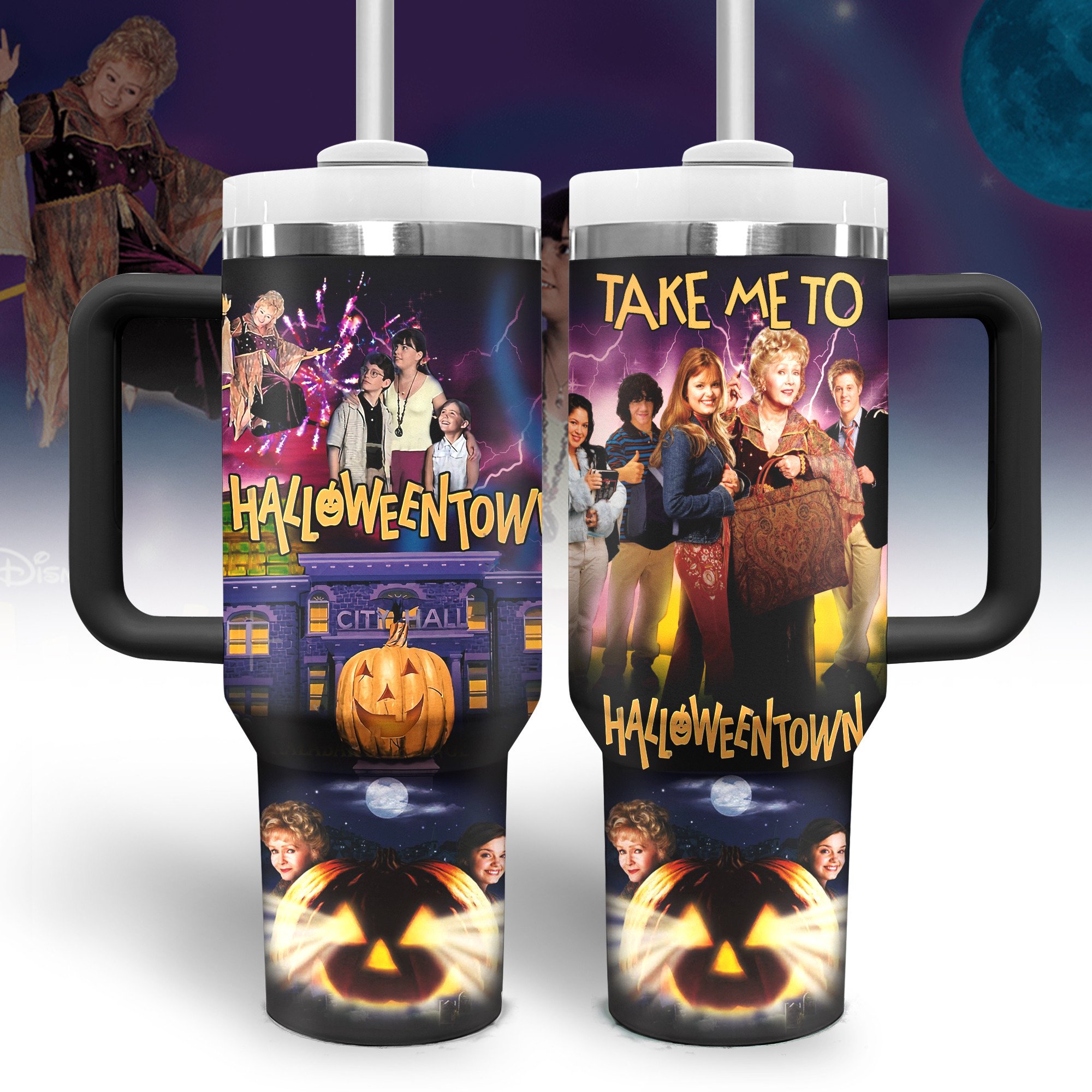 Halloweentown TV Series Custom Stanley Quencher 40oz Stainless Steel Tumbler With Handle