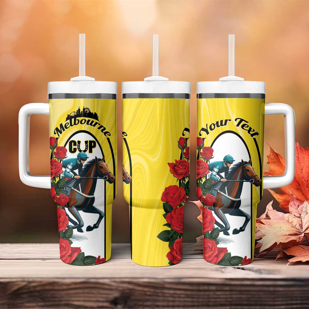 Melbourne Horse Racing The Race That Stops The Nation Custom Stanley Quencher 40oz Stainless Steel Tumbler With Handle