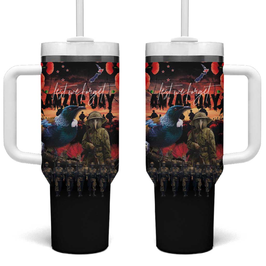 New Zealand ANZAC Day Custom Stanley Quencher 40oz Stainless Steel Tumbler With Handle