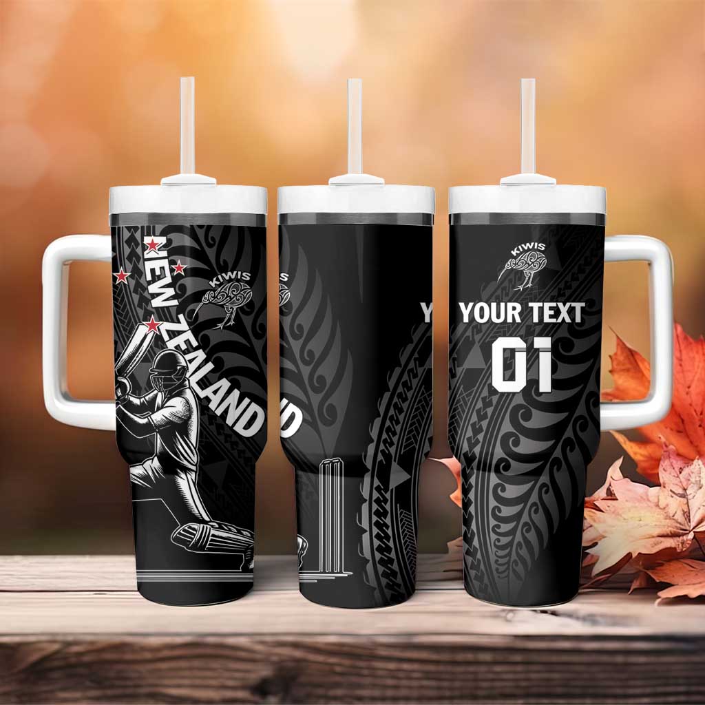 New Zealand Cricket Maori Kiwi Black Fern Custom Stanley Quencher 40oz Stainless Steel Tumbler With Handle