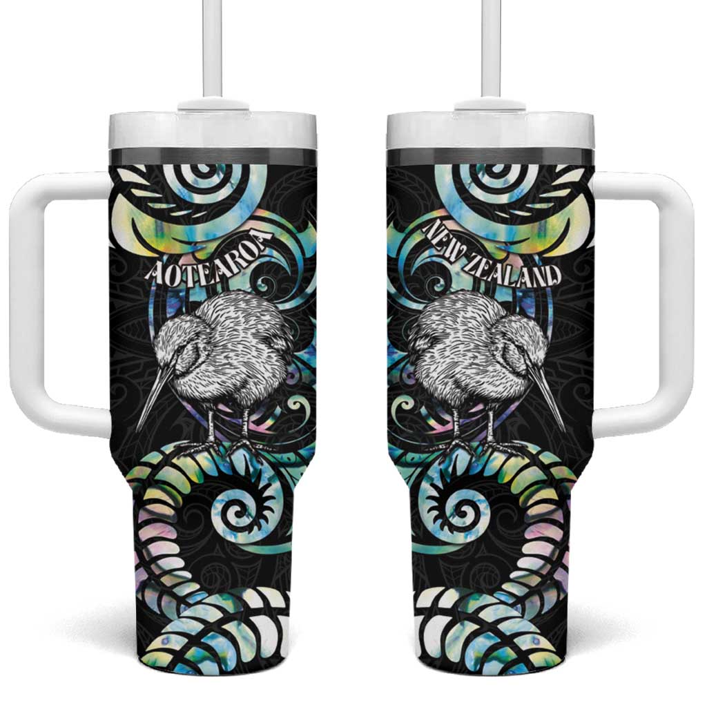 New Zealand Kiwi Bird Custom Stanley Quencher 40oz Stainless Steel Tumbler With Handle