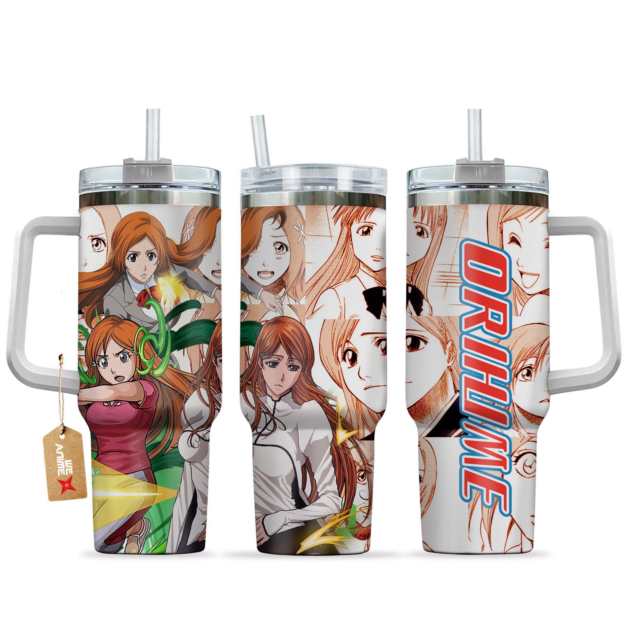 Orihime Inoue Orihime Inoue Anime Custom Stanley Quencher 40oz Stainless Steel Tumbler With Handle