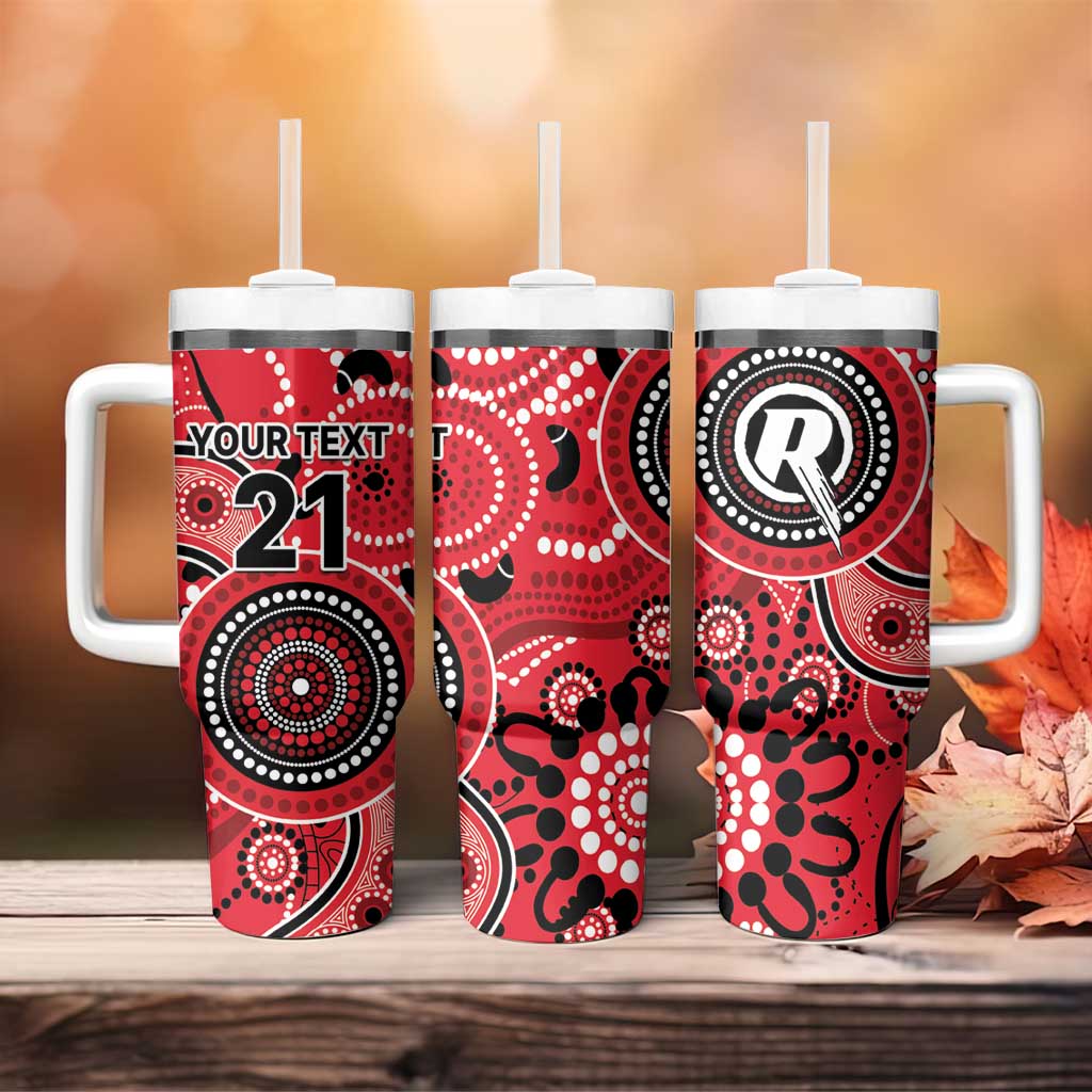 Renegades Cricket Australian Aboriginal Custom Stanley Quencher 40oz Stainless Steel Tumbler With Handle