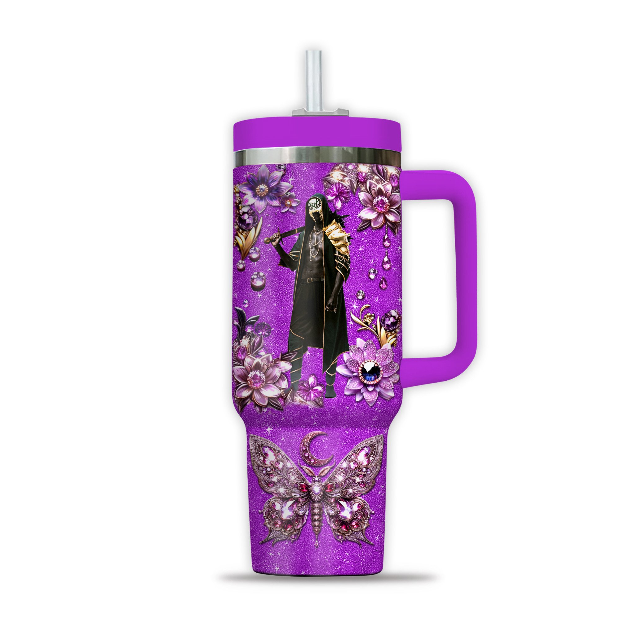 Sleep Token Music Custom Stanley Quencher 40oz Stainless Steel Tumbler With Handle