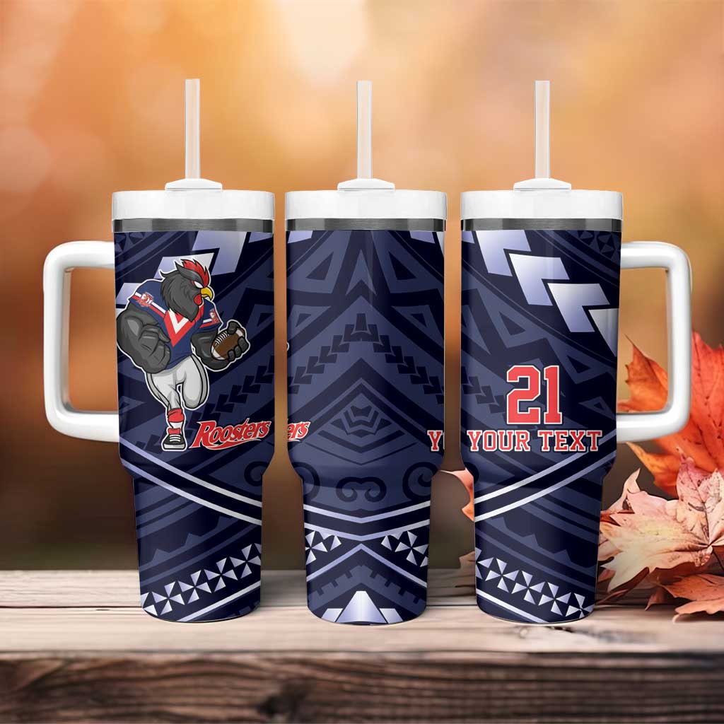 Sydney Roosters NRL Custom Stanley Quencher 40oz Stainless Steel Tumbler With Handle