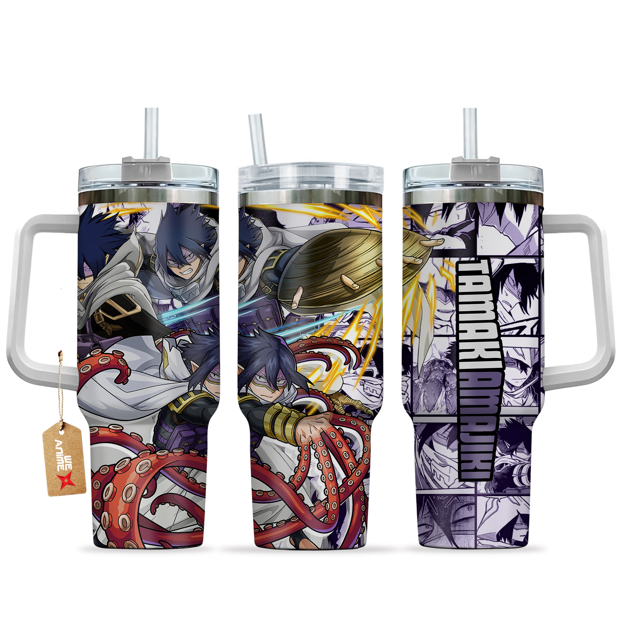 Tamaki Amajiki (Suneater) My Hero Academia Anime Custom Stanley Quencher 40oz Stainless Steel Tumbler With Handle