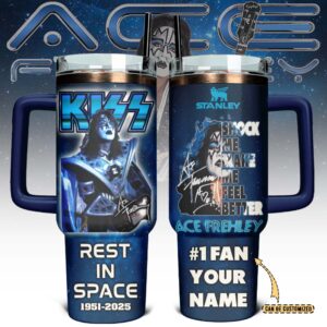Ace Frehley Music Custom Stanley Cup 40 oz 30 oz Tumbler With Handle