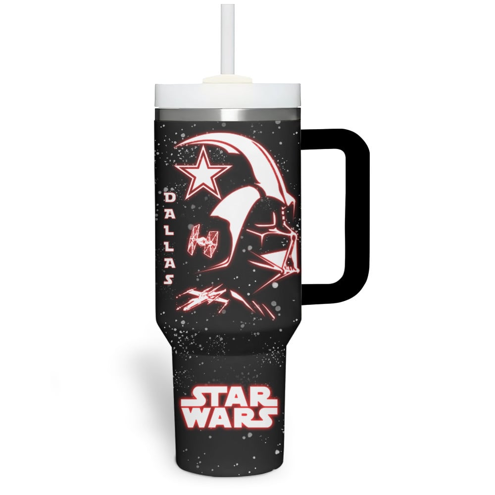 Dallas Cowboys NFL Custom Stanley Quencher 40oz Stainless Steel Tumbler With Handle