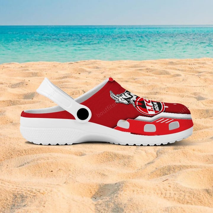 Merchidea 1. FC Köln Bundesliga Sport Crocs Crocband Clogs Shoes Comfortable For Men Women and Kids