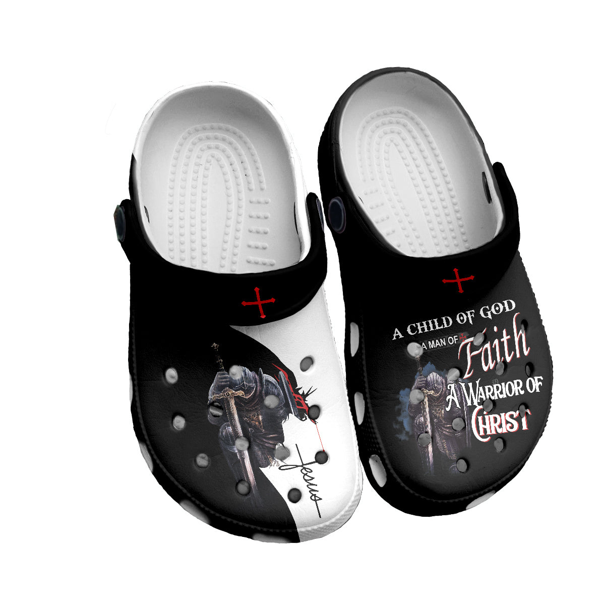Merchidea A Child Of God Crocs Crocband Clogs Shoes Comfortable For Men Women and Kids Jesus Portrait Clogs Son Of God Gifts Religious