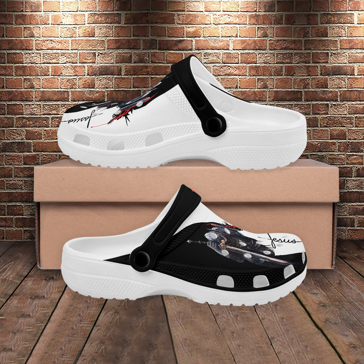 Merchidea A Child Of God Crocs Crocband Clogs Shoes Comfortable For Men Women and Kids Jesus Portrait Clogs Son Of God Gifts Religious