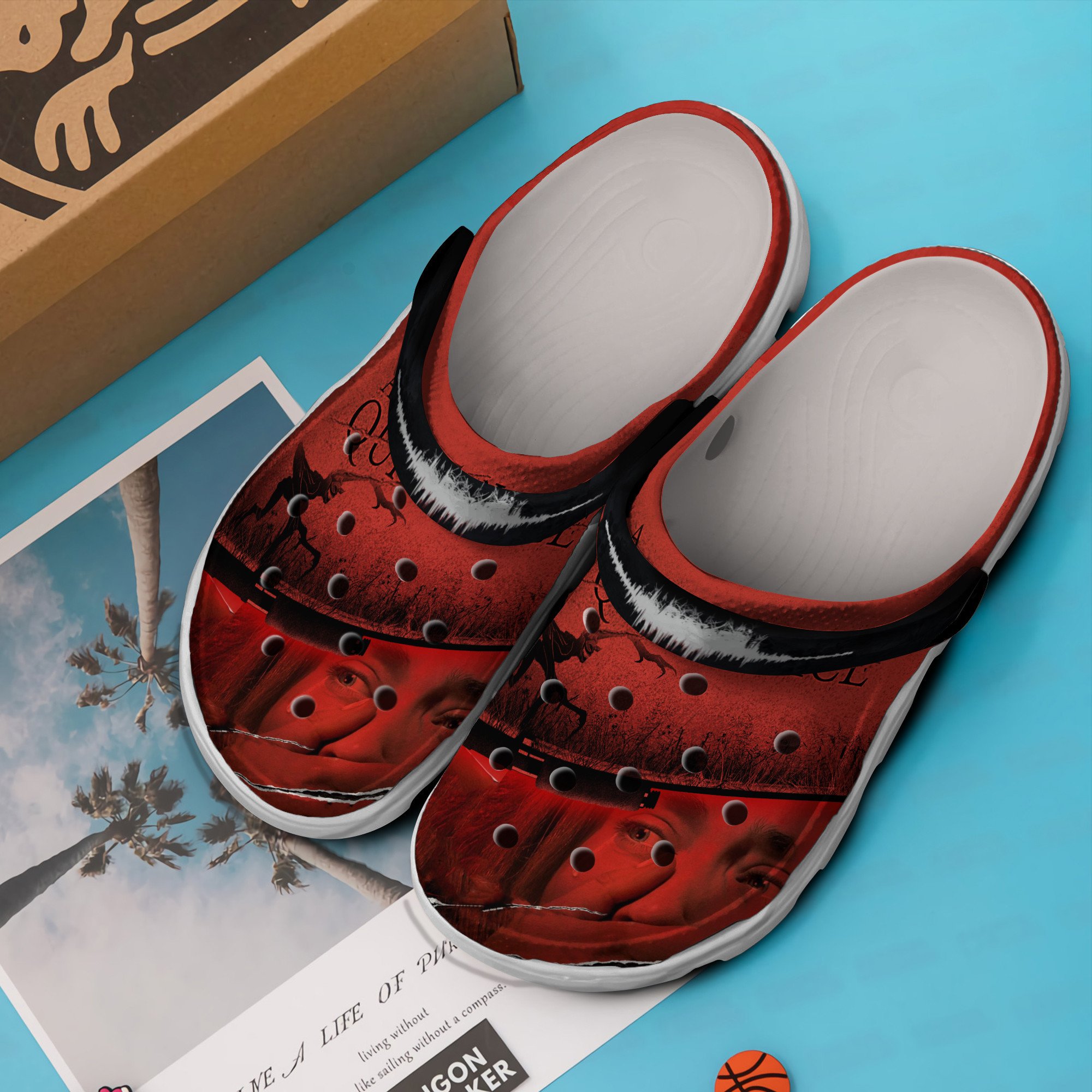 Merchidea A Quiet Place Movie Crocs Crocband Clogs Shoes Comfortable For Men Women and Kids