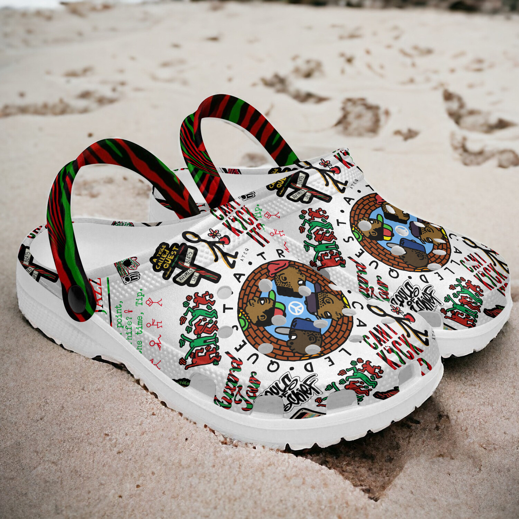 Merchidea A Tribe Called Quest Music Crocs Crocband Clogs Shoes Comfortable For Men Women and Kids