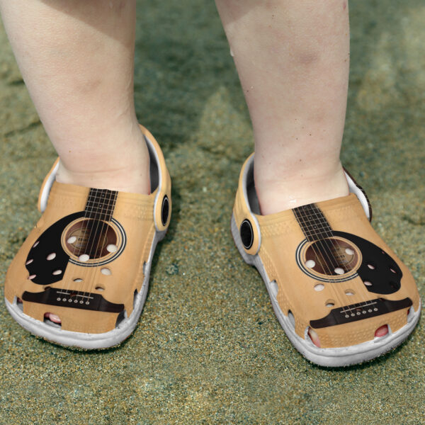 Merchidea Acoustic Guitar Crocs Crocband Clogs Shoes Comfortable For Men Women and Kids