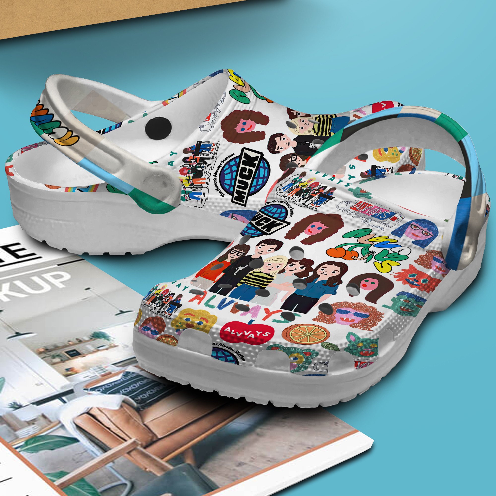 Merchidea Alvvays Music Crocs Crocband Clogs Shoes Comfortable For Men Women and Kids