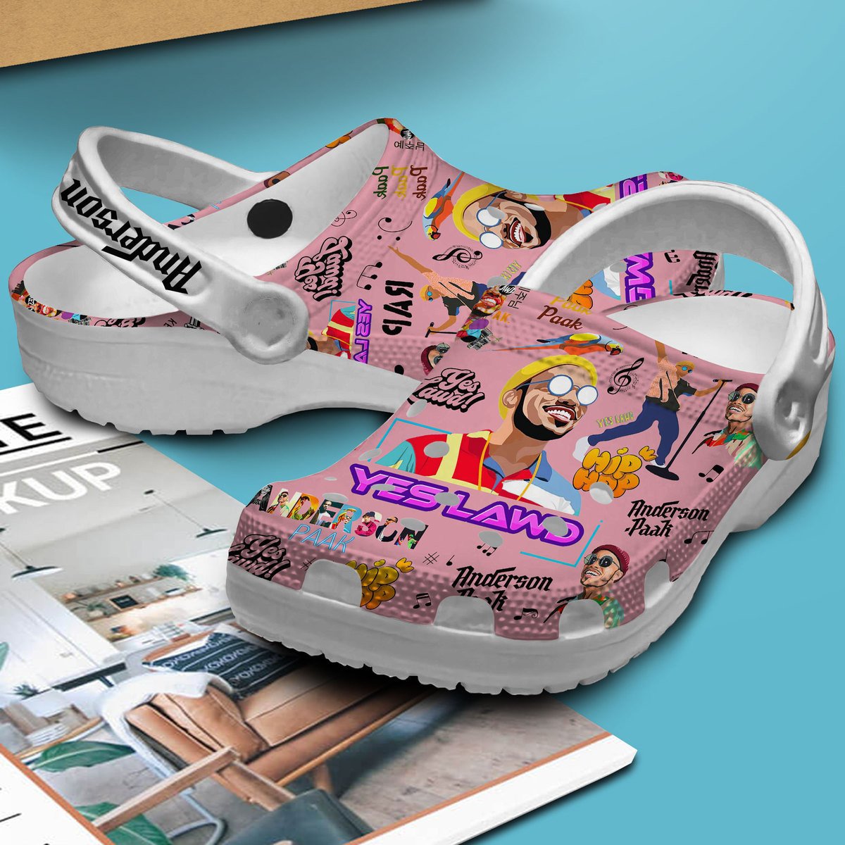 Merchidea Anderson Paak Music Crocs Crocband Clogs Shoes Comfortable For Men Women and Kids