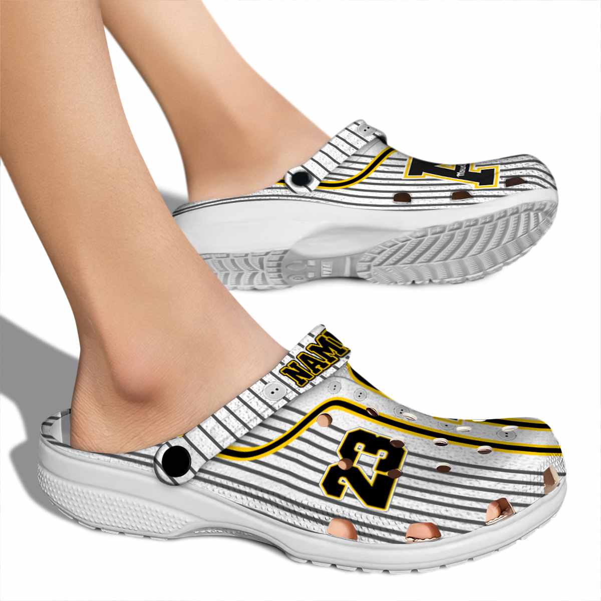 Merchidea Appalachian State Mountaineers NCAA Sport Crocs Crocband Clogs Shoes Comfortable For Men Women and Kids