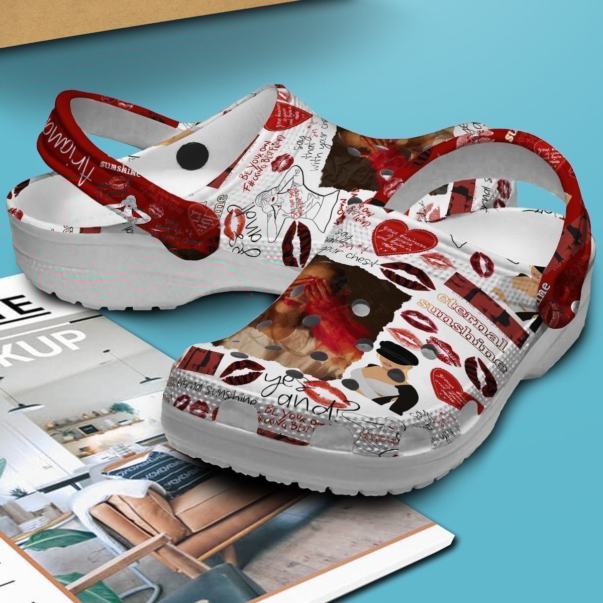 Merchidea Ariana Grande Music Crocs Crocband Clogs Shoes Comfortable For Men Women and Kids