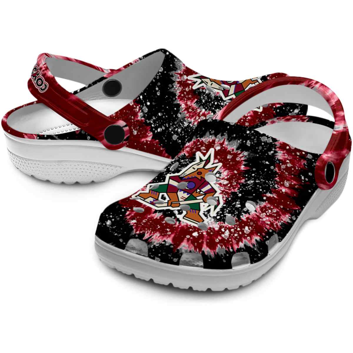 Merchidea Arizona Coyotes NHL Sport Crocs Crocband Clogs Shoes Comfortable For Men Women and Kids