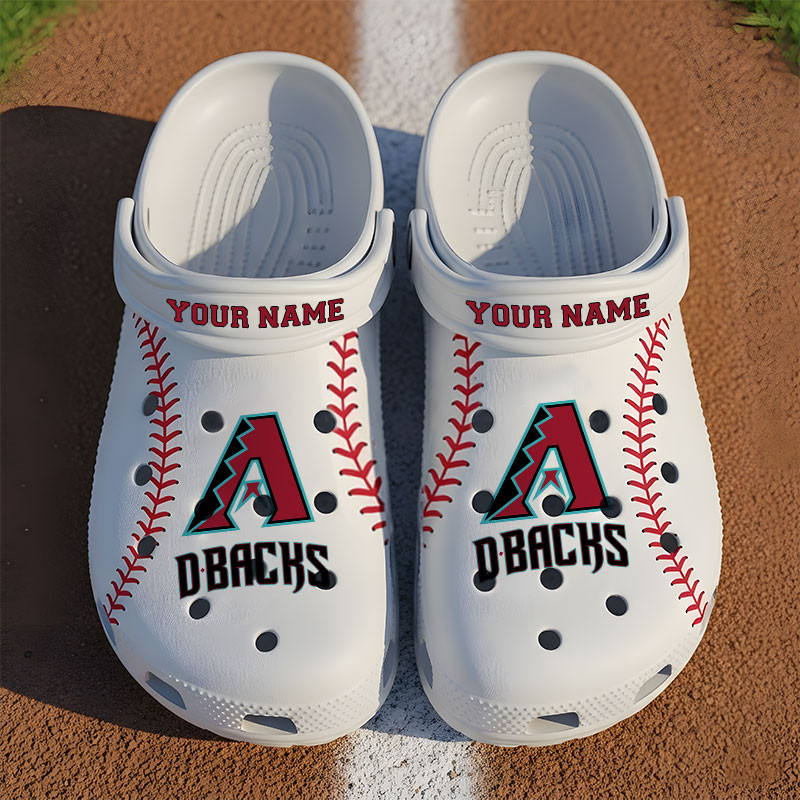 Merchidea Arizona Diamondbacks MLB Crocs Crocband Clogs Shoes Comfortable For Men Women and Kids